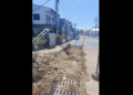 Insólito: gobierno y contratistas taparon con escombro alcantarillas de lluvias en zona donde se une la inundación de Juan 23 con bodegas del aeropuerto en vez de terminar dicha obra.  